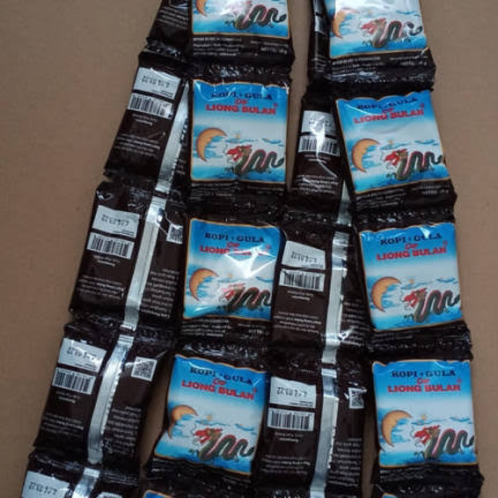 

(1 RENCENG) KOPI LIONG BULAN KOPI BUBUK + GULA 28 gr isi 10 Sachet KOPI KHAS BOGOR