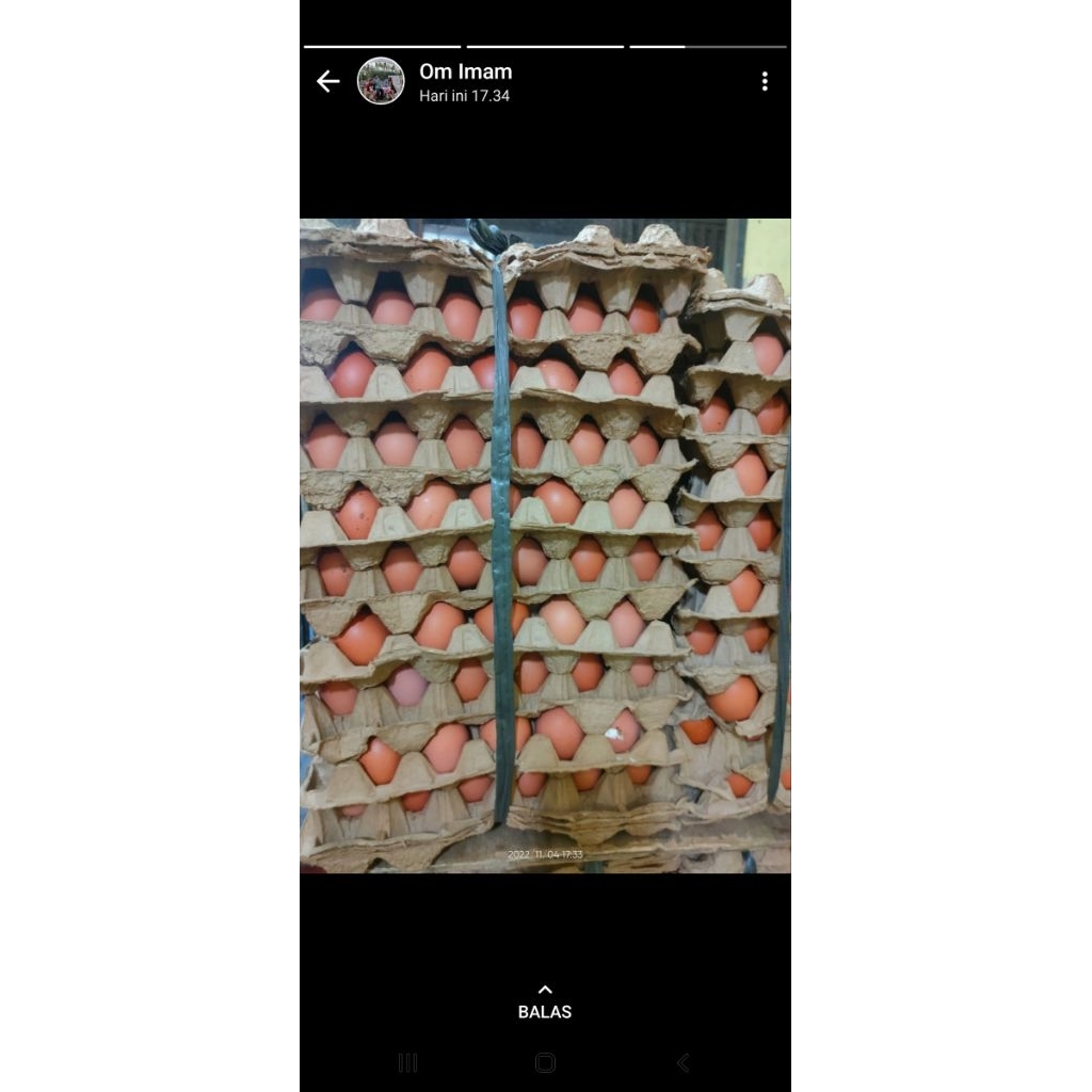 

TELUR AYAM NEGERI SUPER 1KG ISI 19-20