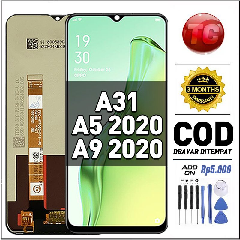 Moreandshopp - LCD For OPPO A31 LCD OPPO A5 2020 / A9 2020 Original Fullset Ori asli Glass