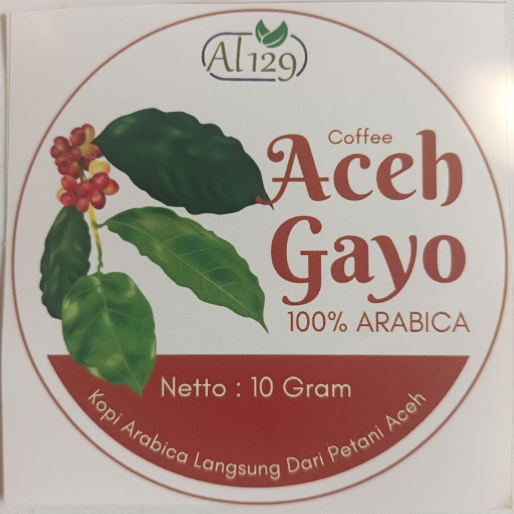 

Kopi Aceh Gayo Drip Bag Arabica Single Origin (Grade 1)| Filter Bag Coffee, Isi 2 drip