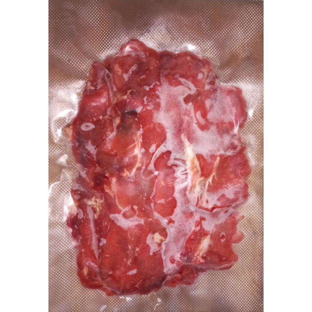 

Beef/Meat Slice Low Fat Vacuum Frozen 250 Gr