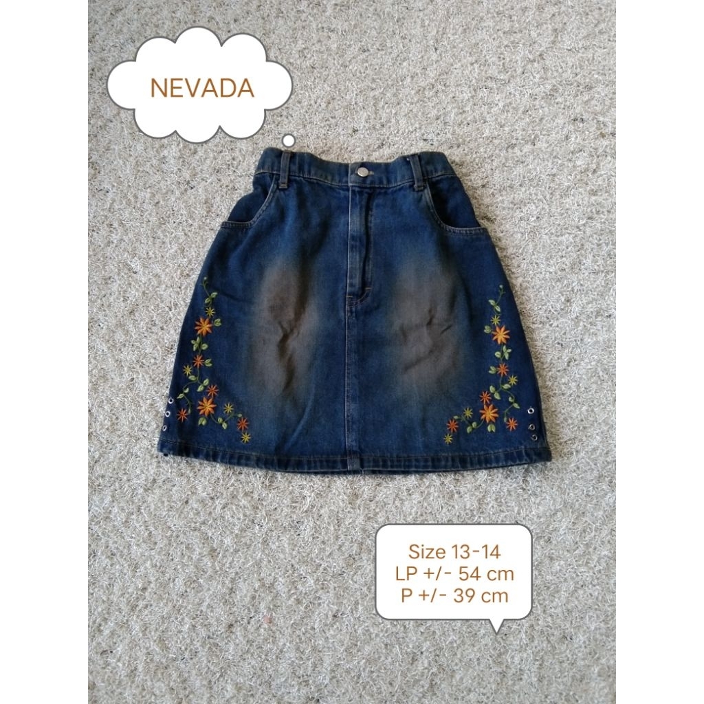 Preloved Jeans Rok Anak Branded ( Zara Nevada)