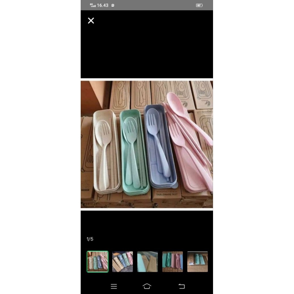 Box sendok set sendok, garpu,sumpit Box sendok custom logo suka2