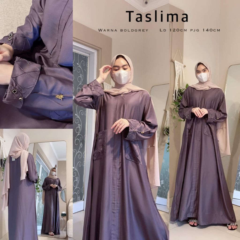 aisyahproduk | kaftan fairuz TASLIMA - kaftan twill premium - dress twill premium - bigsize - daster