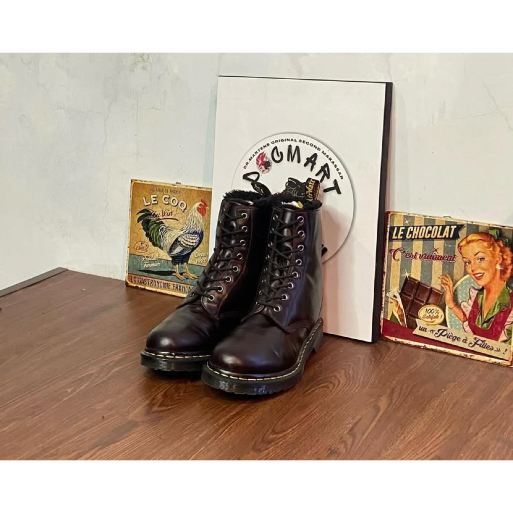 Dr Martens 1460 Serena Burgundy Bex Sole