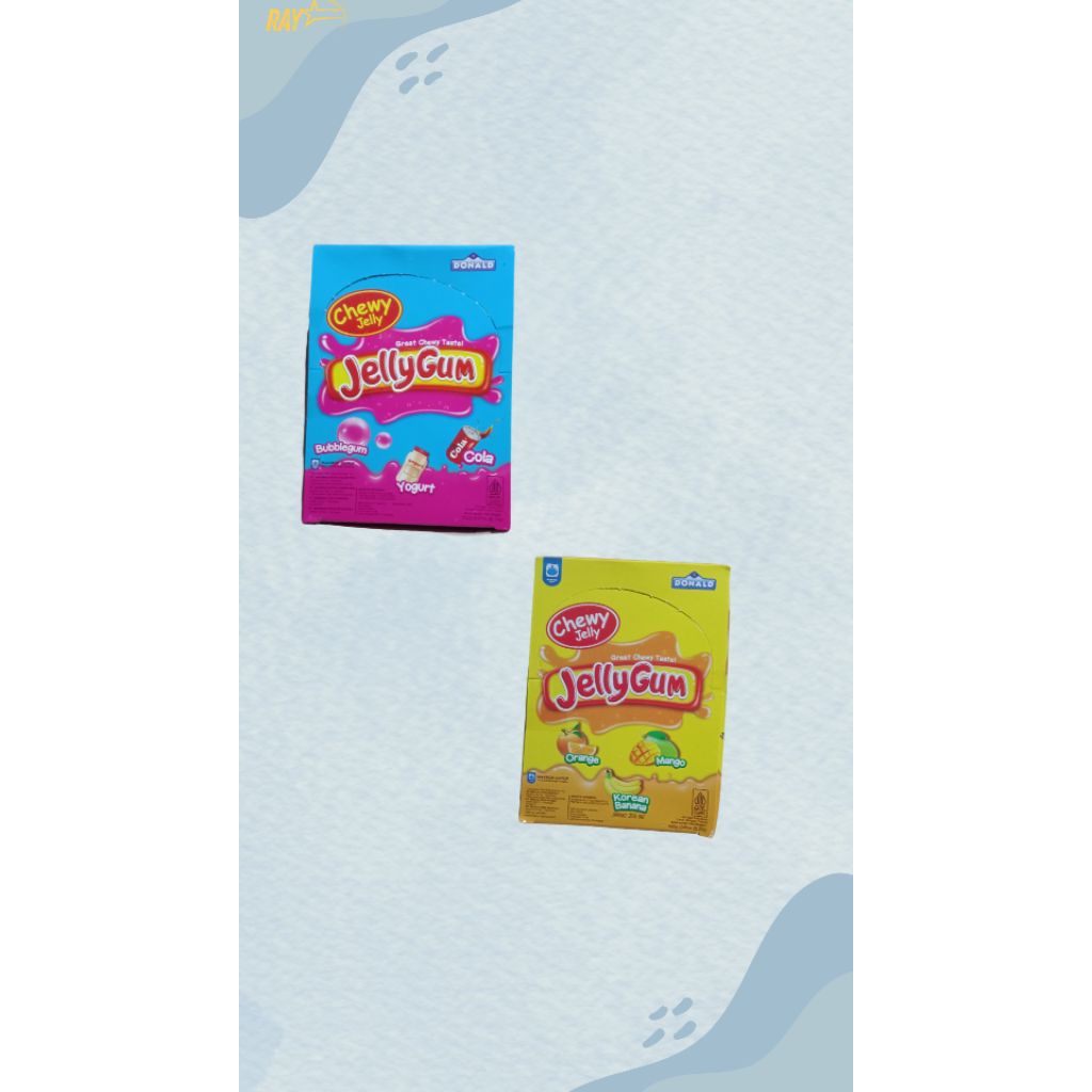 

DONALD Chewy Jelly JellyGum 552 gram Isi 24