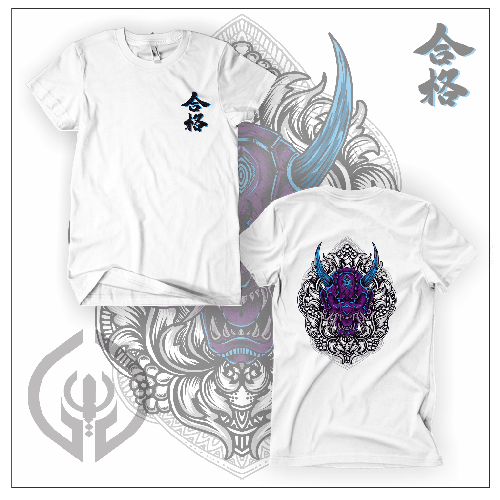 KAOS JAPAN ONI | KAOS DISTRO PREMIUM