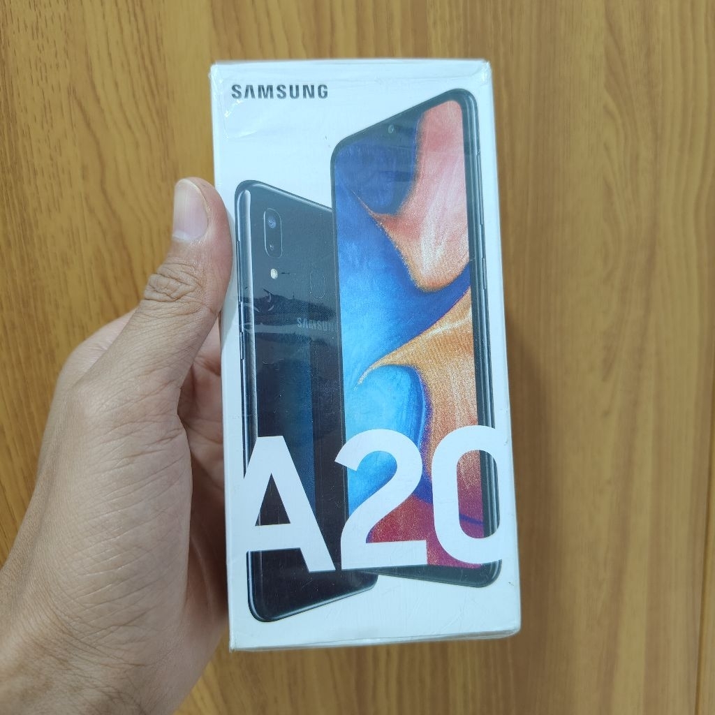 Dus Box Samsung Galaxy A20 Black Resmi Sein Original Copotan