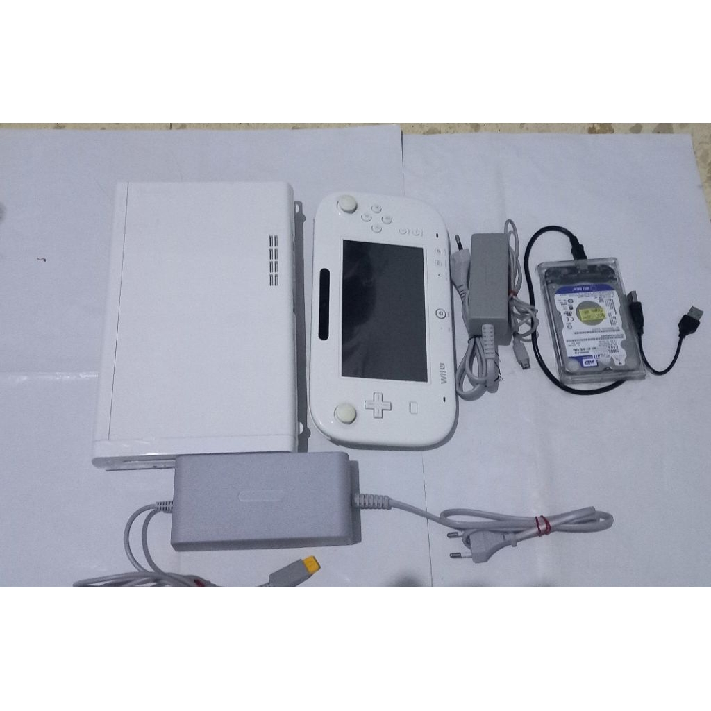 Nintendo Wii U White CFW + HDD 500GB ( Full Game )