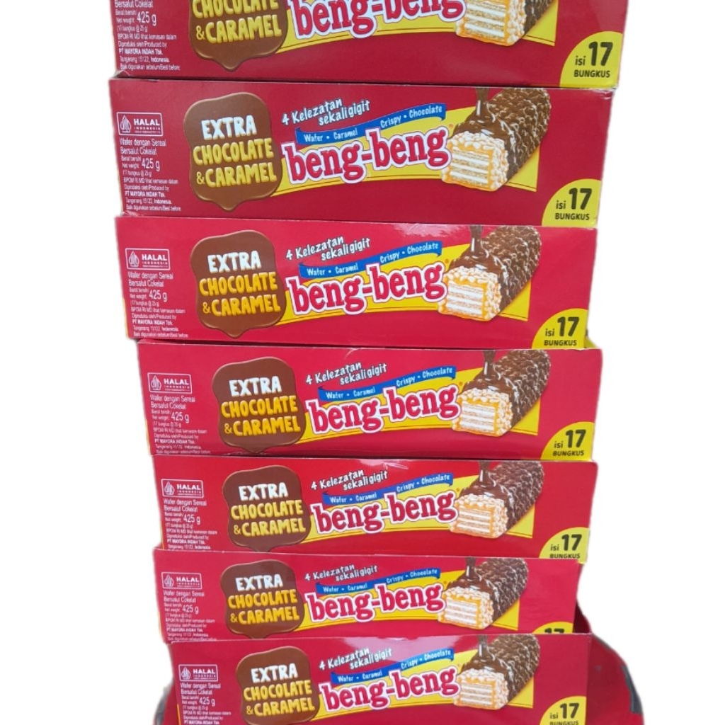 

Beng Beng Wafer Chocolate 1 Box isi 17 pcs x 25 gram