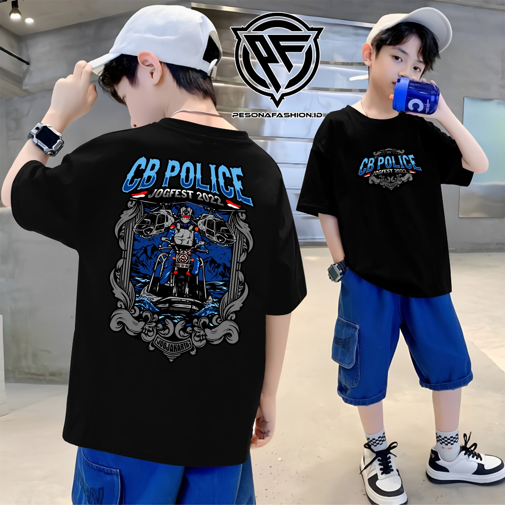 Kaos Anak Acara CB Police Jogja ORIGINAL Tgl 19-20 november FREE STIKER+PIAGAM