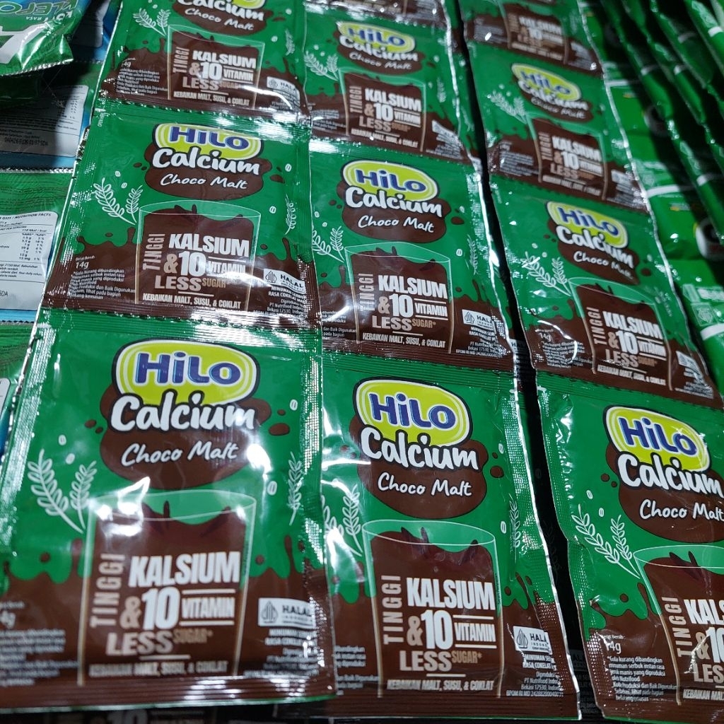

Hilo calcium choco malt/ Hilo tinggi calcium /hilo 10 sacset