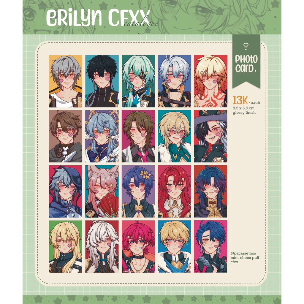 Honkai Star Rail HSR photocard by erilyn