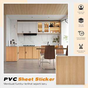 PVC Sheet Sticker / PVC pelapis meja furniture / sticker decosheet / 50cm