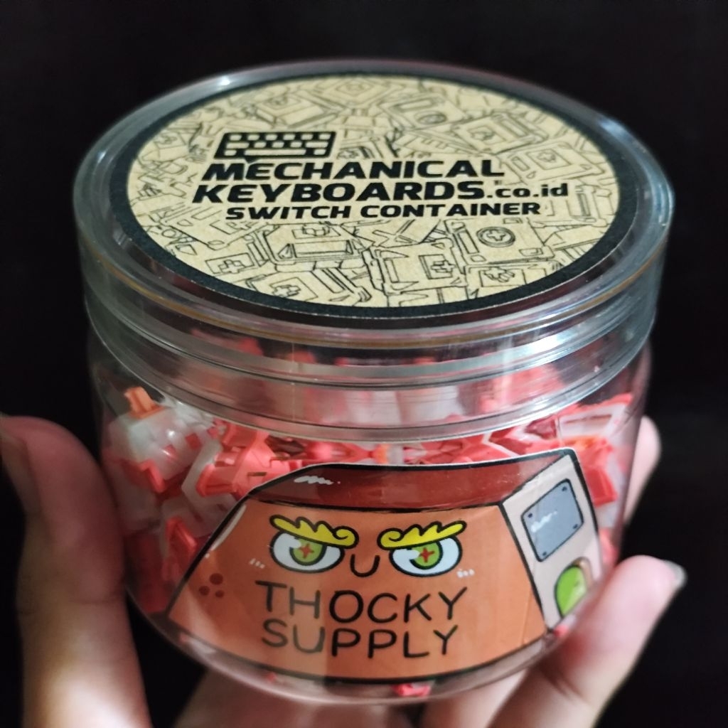 Switch Mechanical Keyboard 3 pin - KTT RECCAZR Orange 45 pcs (Bekas) + Bonus