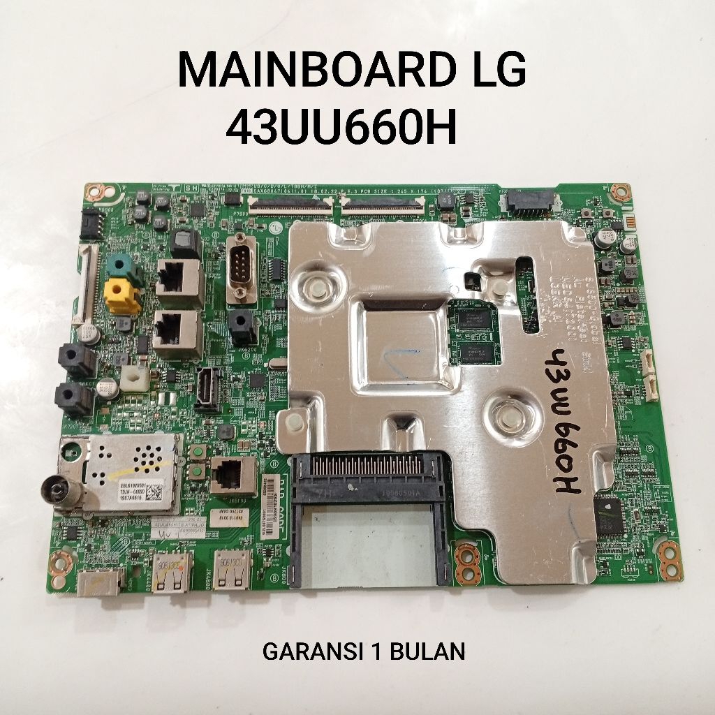 MAINBOARD ANDROID TV LG 43UU660H MB - MOBO - MOTHERBOARD - MESIN TV LED