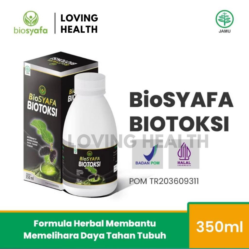 NEW  BioSYAFA BIOTOKSI (G8) 350ml BPOM TR - BIO SYAFA