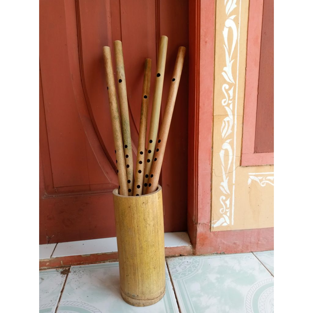 1 set aksesoris suling bambu, suling dangdut suling tradisional kelasik