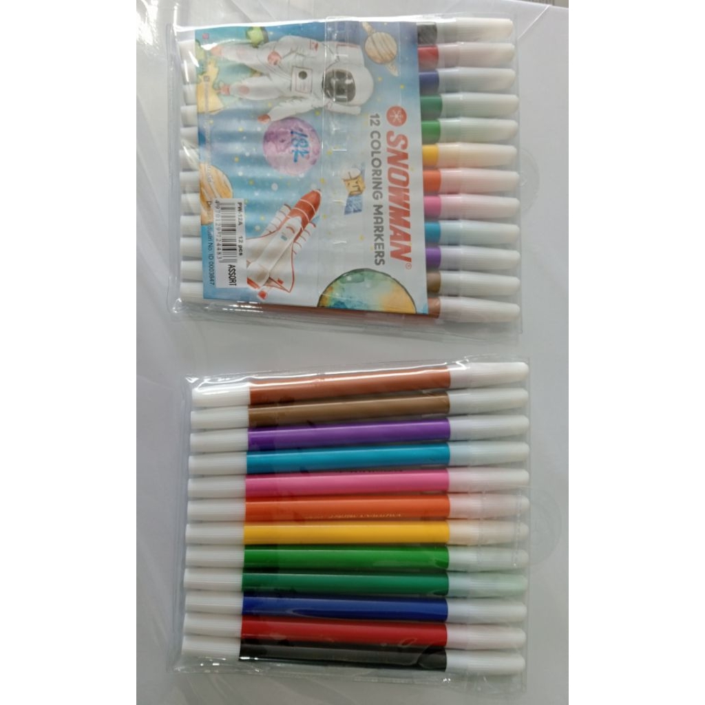 

Spidol 12 warna snowman