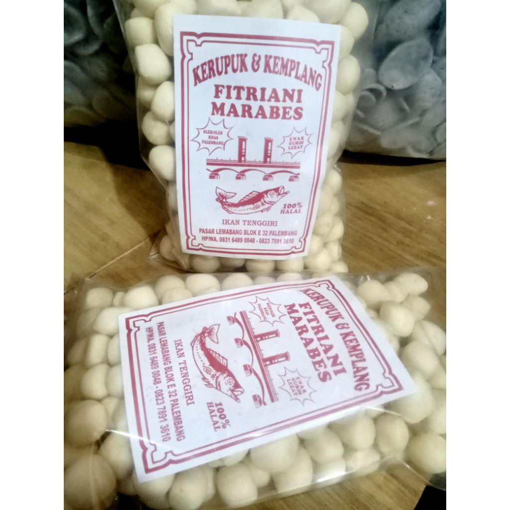 

getas asli bangka 1bks berat 250gr