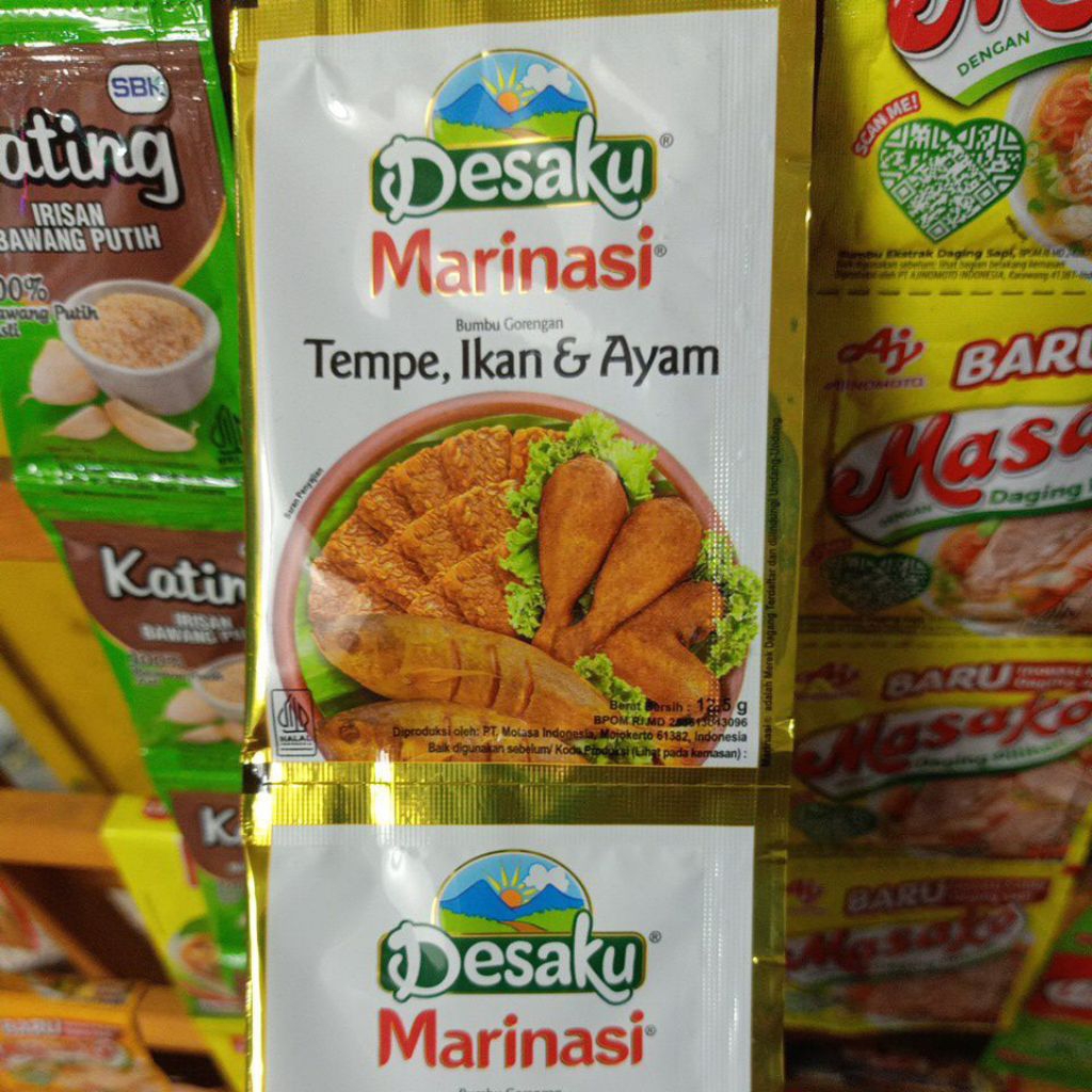 

bumbu marinasi tempe ikan ayam