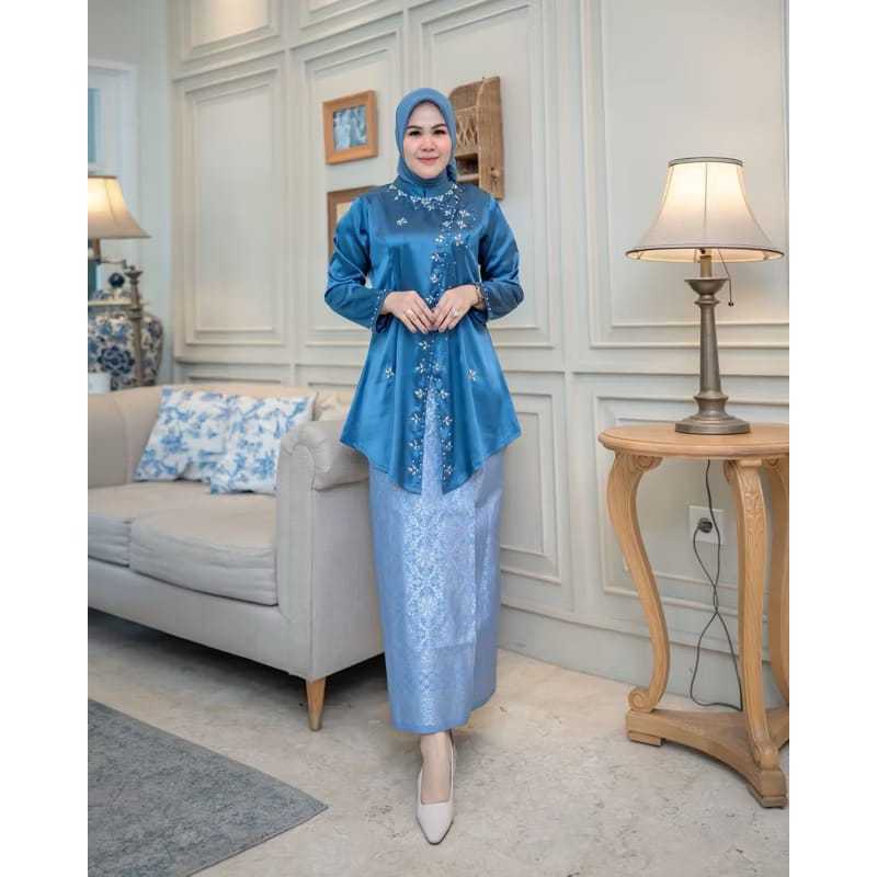 SETELAN Kebaya Kurung Melayu Tafeta Payet / Kebaya Melayu Malaysia