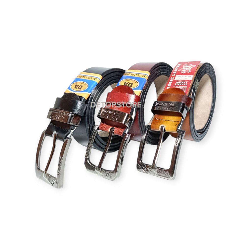 IKAT PINGGANG PRIA KULIT ASLI / SABUK ASLI KULIT / SABUK KULIT PRIA GESPER