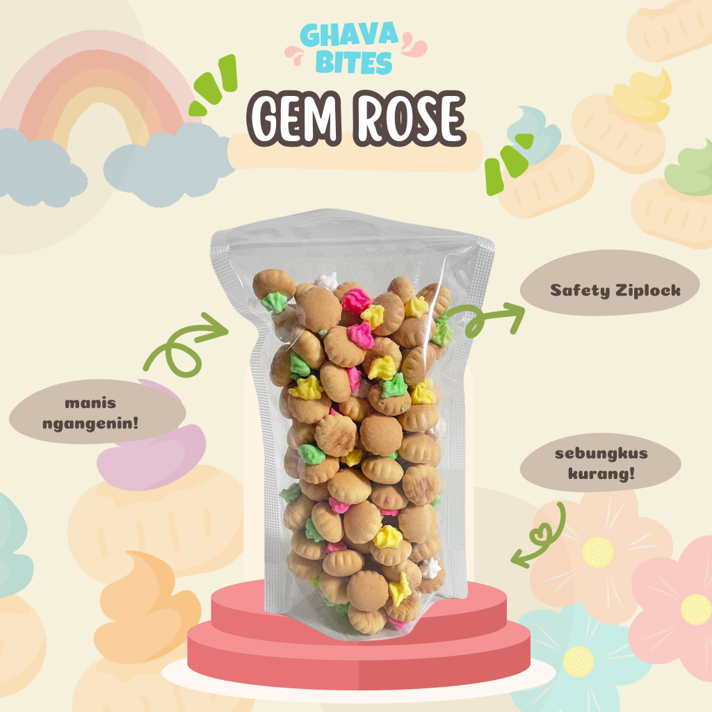 

Gemrose Kue Biskuit Manis Jadul Enak Warna Warni Bikin Kangen Ghava Bites