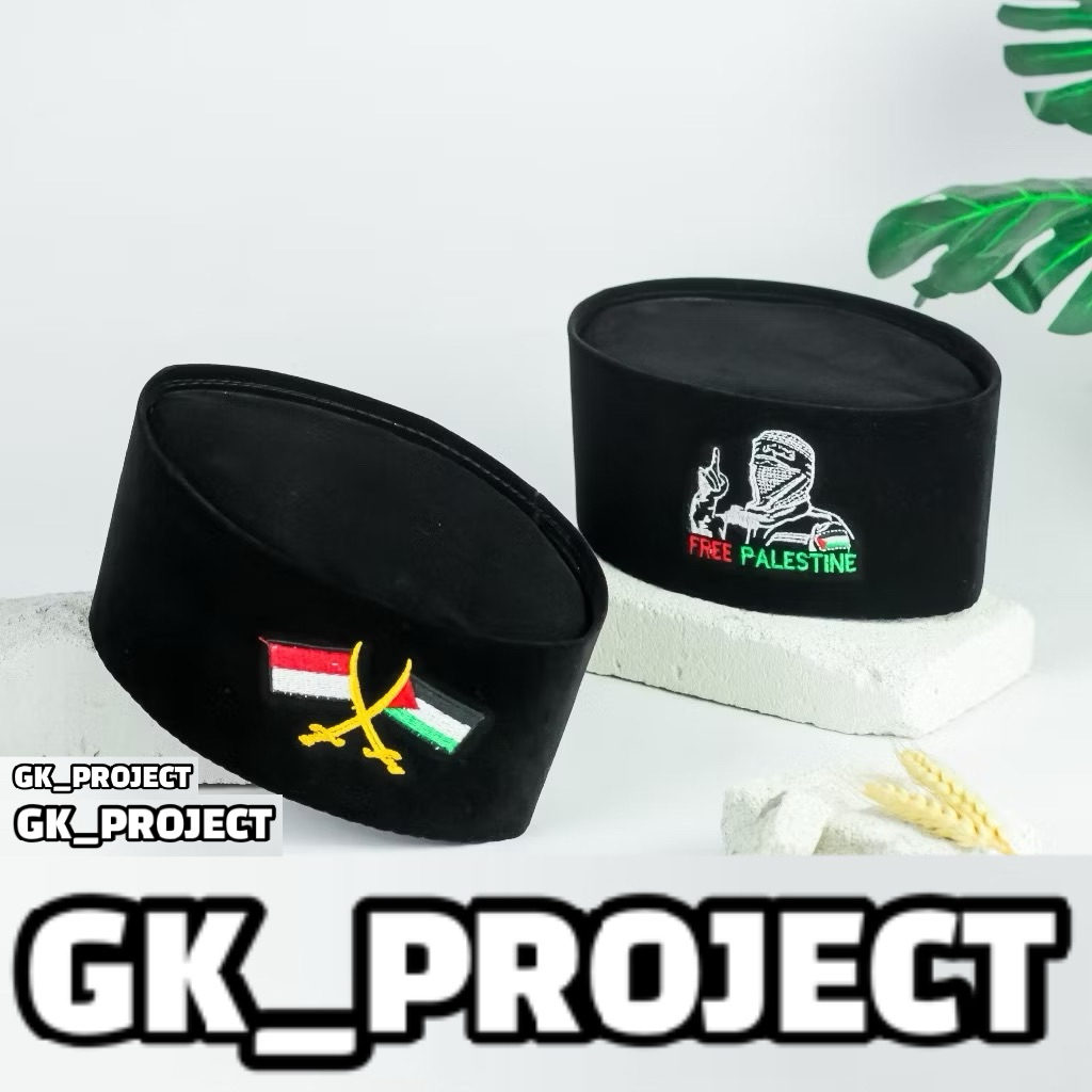 NEW DEALS PECI ANAK DAN DEWASA LOGO PALESTINA PECI PALESTINA