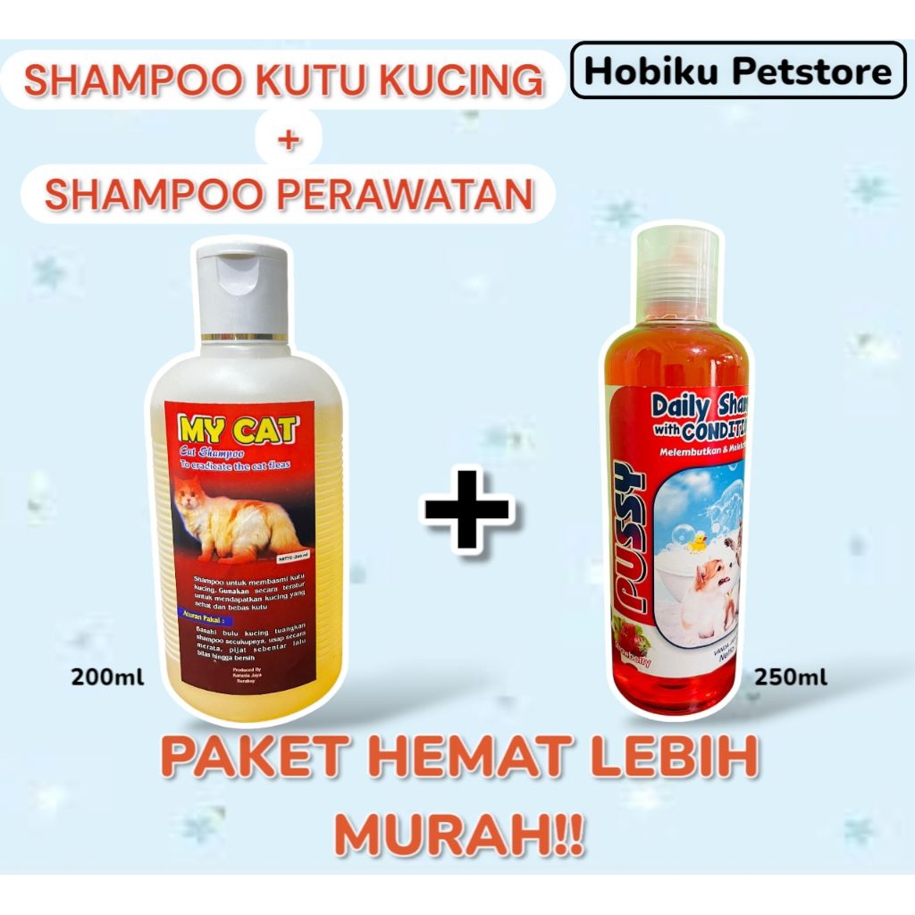 Shampoo Kutu Kucing Shampoo Perawatan Kucing Shampoo Harian Kucing Anti Kutu Ampuh