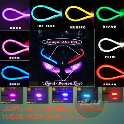 TERMURAH 1 Pcs Lampu Alis Neon Greade A, Panjang 10 Cm 15  Cm - Warna Kuning, 15 cm
