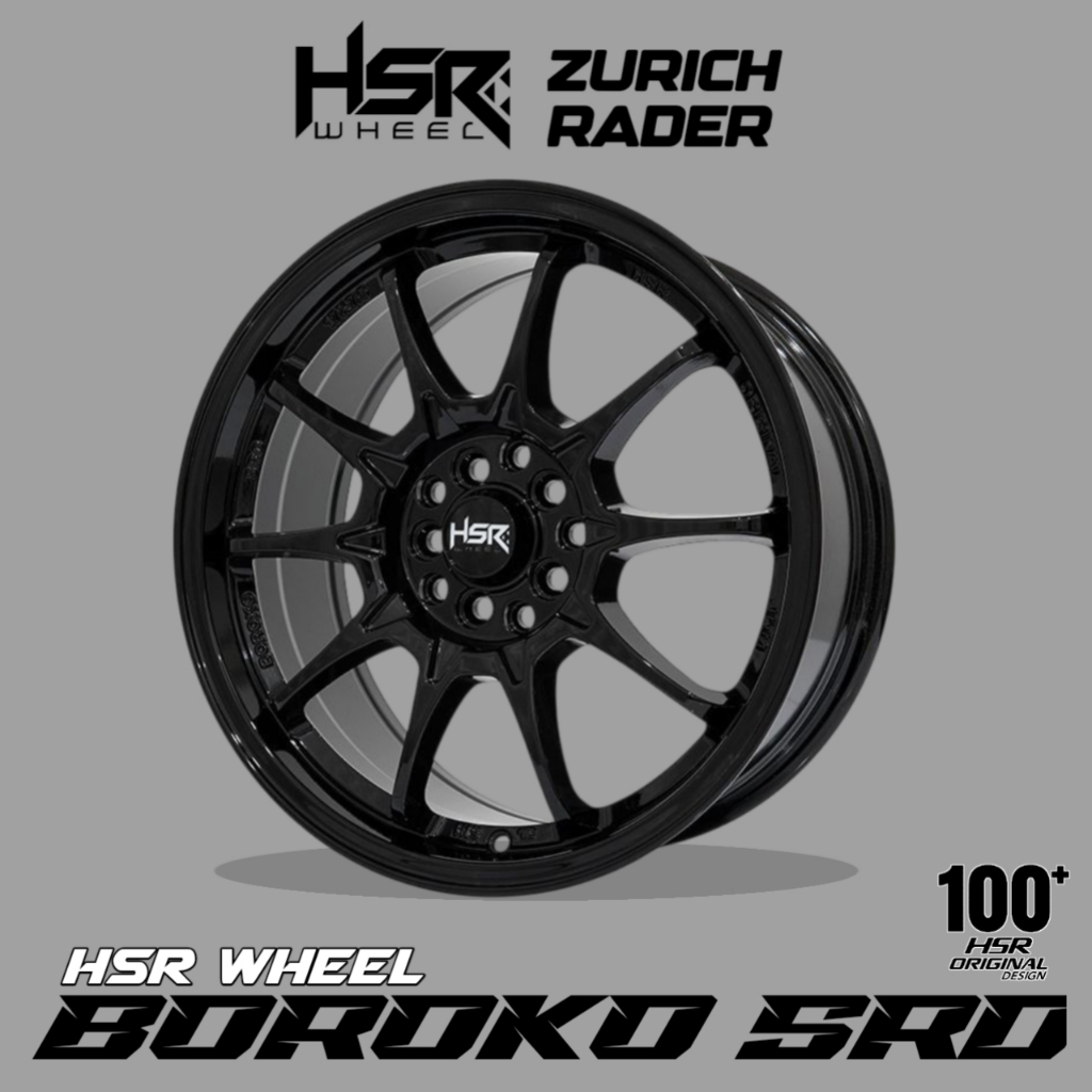 Velg Mobil Ring 18 Hsr Wheel Boroko Srd R18 Pelek Bmw Sportage Sorento Accord Camry Civic