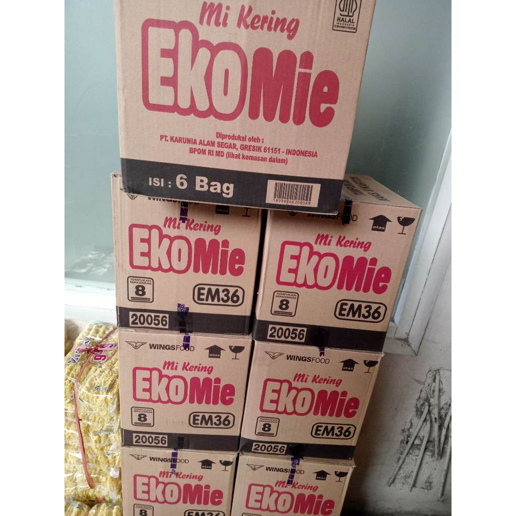 

MIE EKOMIE 1 DUS ISI 6 PCS [ ECER - KARTON ]