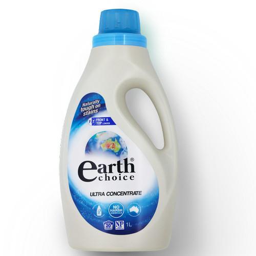 Earth choice laundry liquid ultra concentrate top & frond loat 1L | Sabun cuci