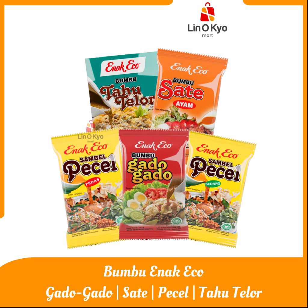 

ENAK ECO Bumbu Gado-Gado/Tahu Telor/Sate Ayam/Pecel