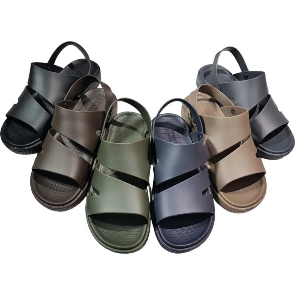 LUOFU JELLY SANDAL KARET EMPUK/PRIA -WANIT SENDAL TALI