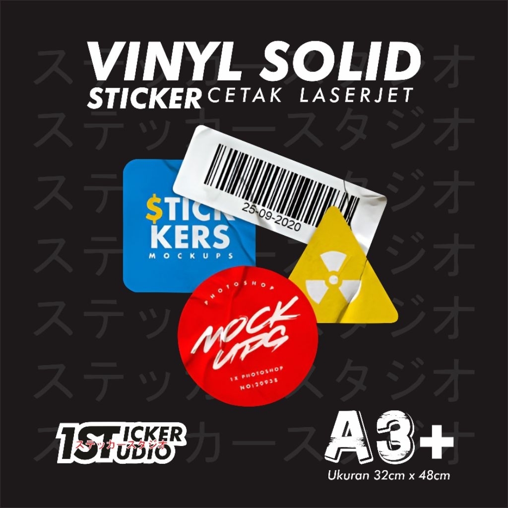 

Cetak Stiker Vinyl A3+ Cutting Putus Die Cut / Cetak Stiker Sourvenir