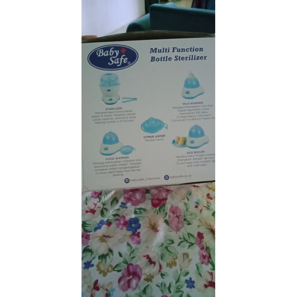 baby safe  steril botol multifungsi