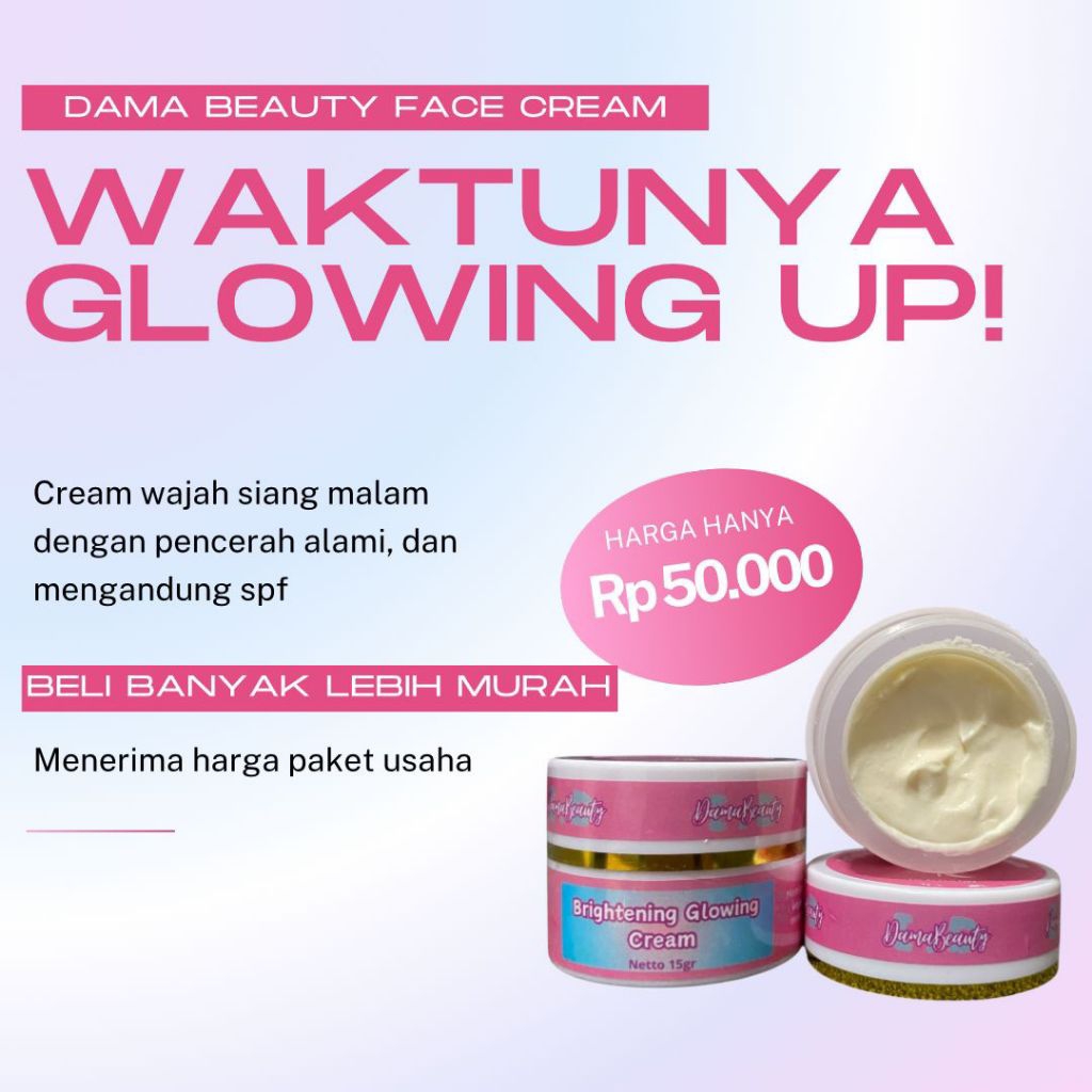 Brightening Glowing Cream Damabeuaty Niacimade 10% BPOM AMAN Bumil Busui