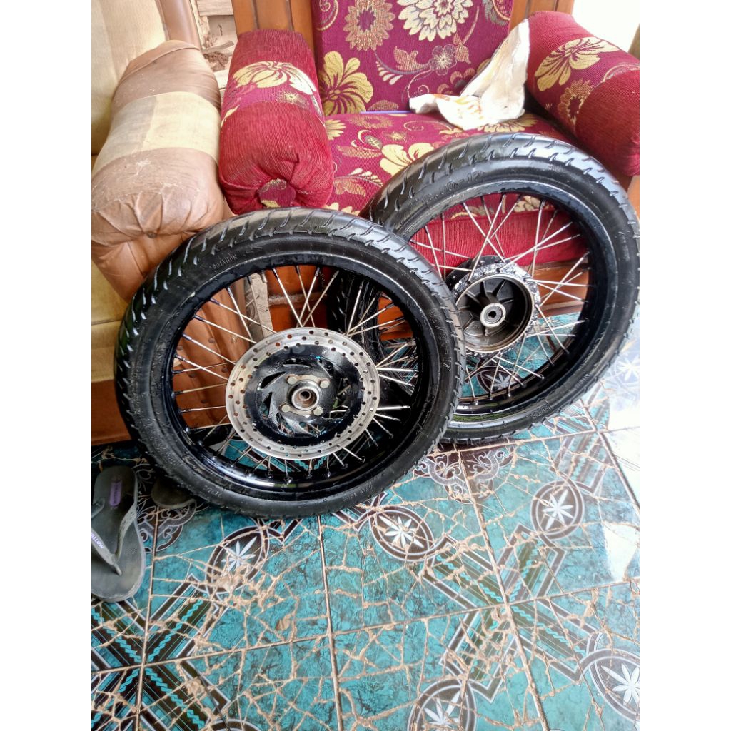 pelek rx king rosi ring 17 pullset ban piringan
