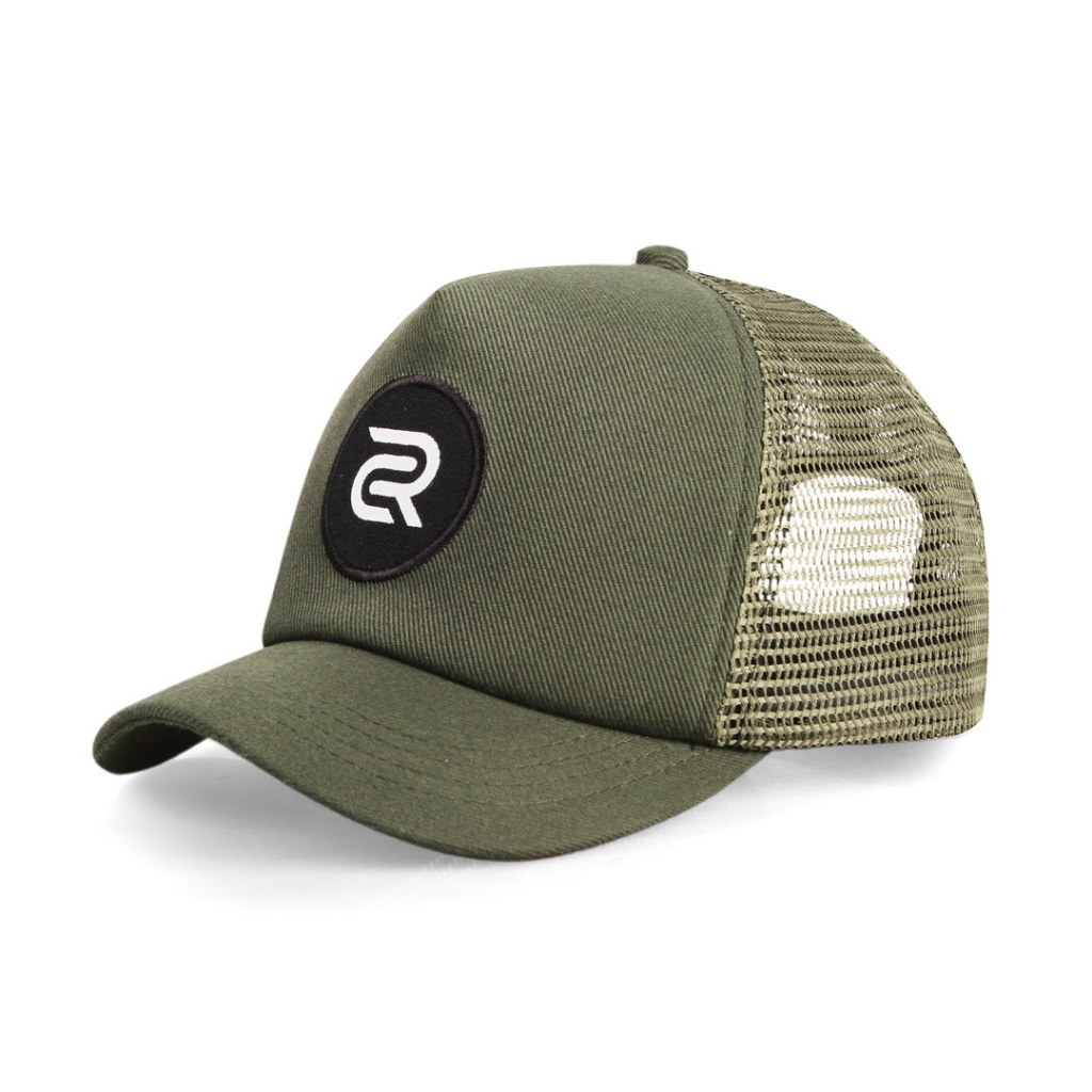 Carider - Topi Army Pria Jaring Lidah Pendek Bordir