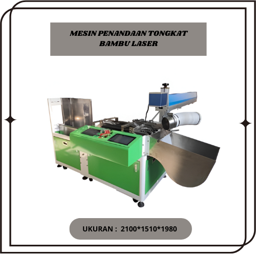 MESIN PENANDAAN TONGKAT BAMBU LASER NZDBJ – 280 | MESIN PENANDA LASER TONGKAT BAMBU | MESIN CETAK LA