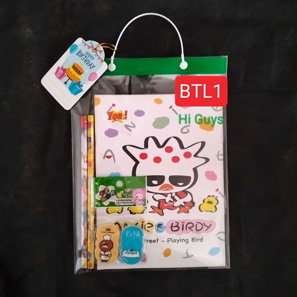 

Paket buku tulis untuk hadiah lomba souvenir hampers ulang tahun anak (BT1)