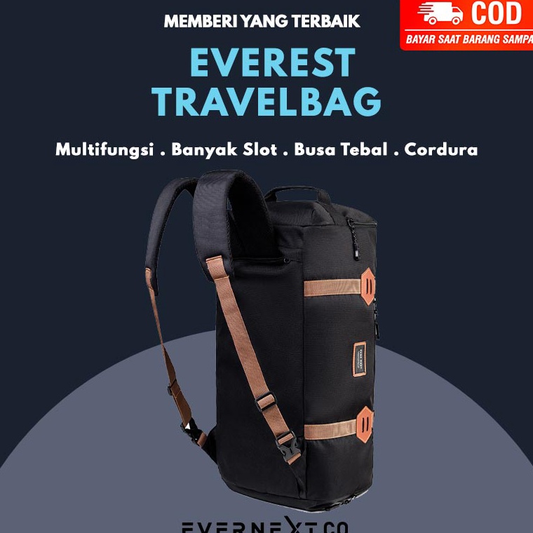 KODE W17H Tas Travel Jinjing EVEREST Tas Gym Travlebag Pria Wanita Pulang Kampung Jumbo Selempang Ba