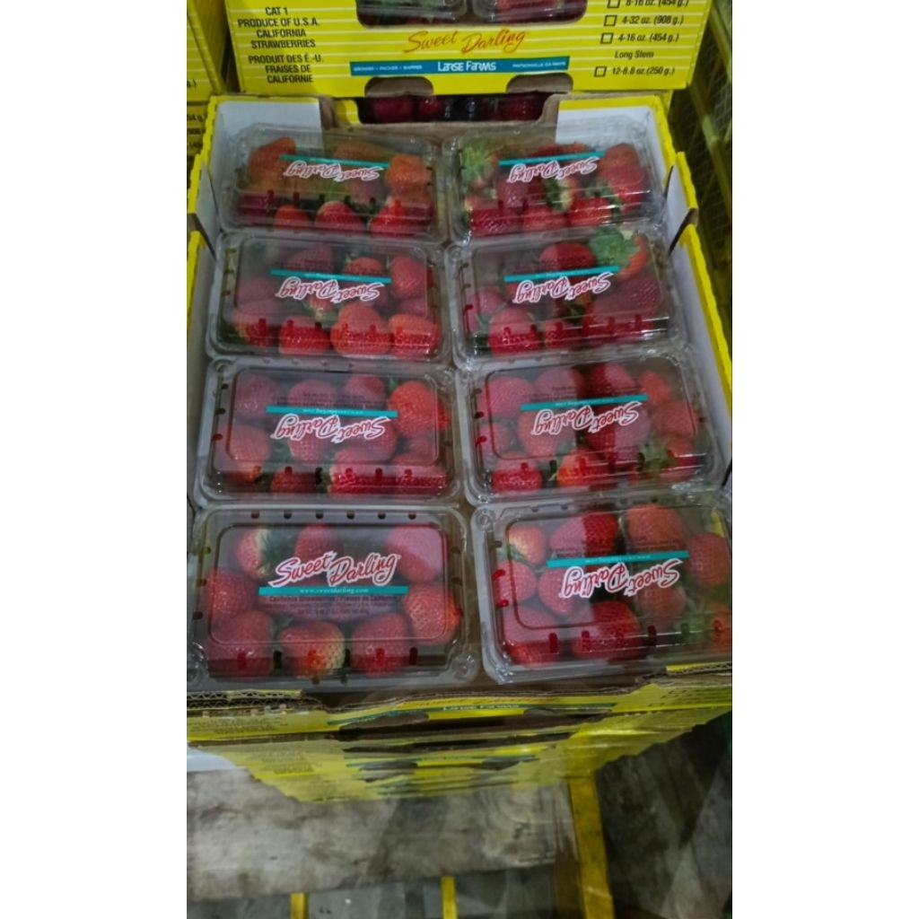 

Sweet Darling Strawberry USA l pack buah 454gr buah
