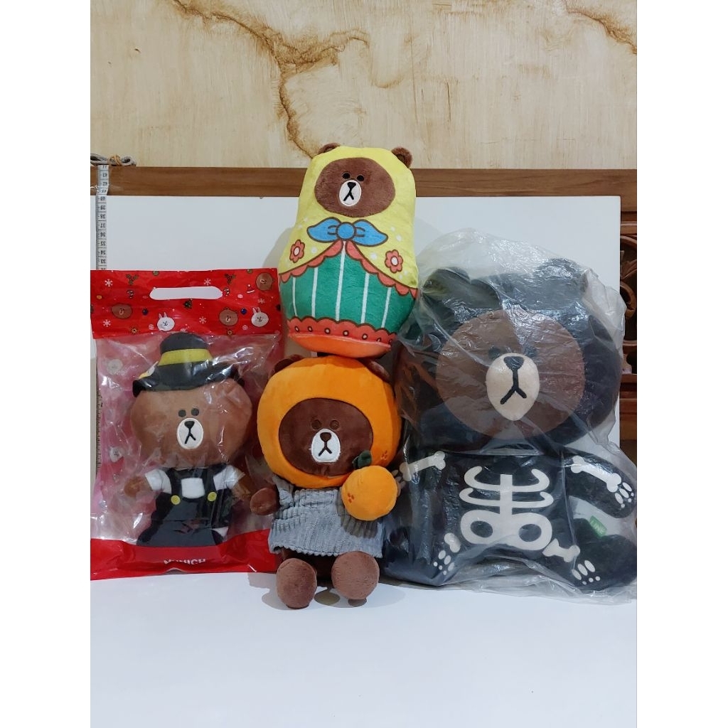 Koleksi Boneka Line Friends Brown