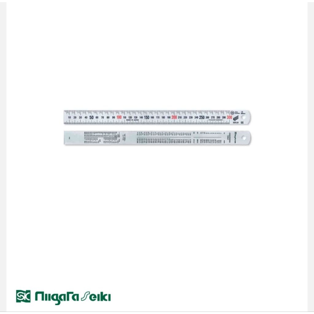 

SV-300KDNiigata Seiki Stainless Steel Ruler 300mm Kaidan-SV-300KD