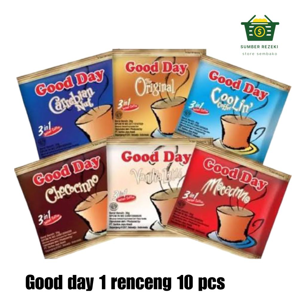 

KOPI GOOD DAY All varian 1 renteng 10 pcs