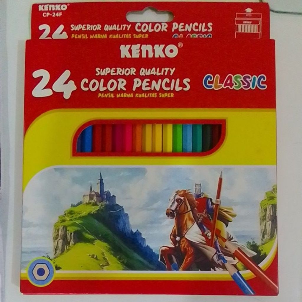 

Color Pencil Pensil Warna Kualitas Superior KENKO CP-24F Classic