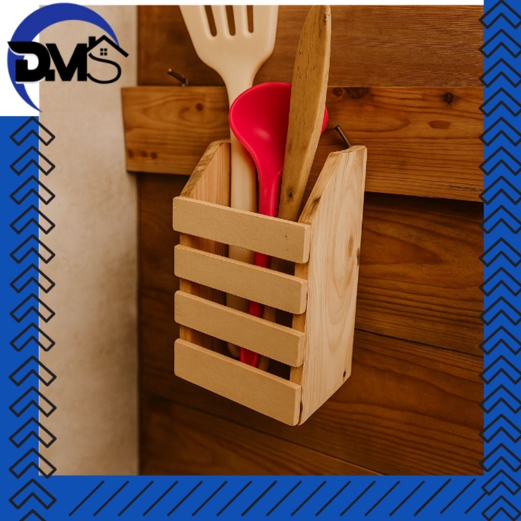 tempat sendok spatula Sutil dapur gantungan dinding
